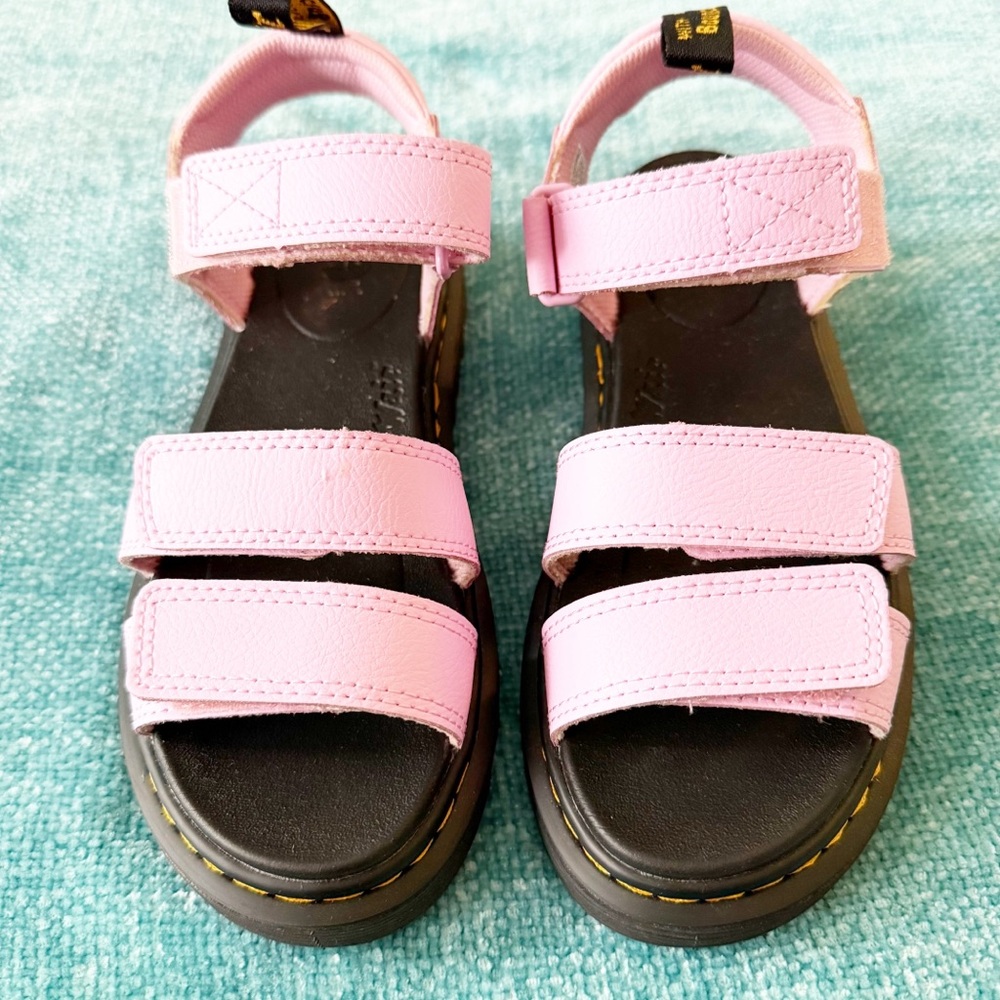 Dr Martens Kids Pink Klaire Sandals